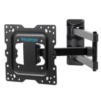 Кронштейн для телевизора Kromax DIX-18 настенный, наклонно-поворотный, 22-55 дюйма, черный