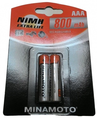 Аккумулятор Minamoto AAA 800 mAh, 1.2В